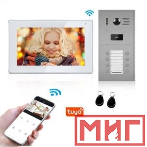 Фото 2 - Видеодомофон для квартир с WiFi и Tuya.